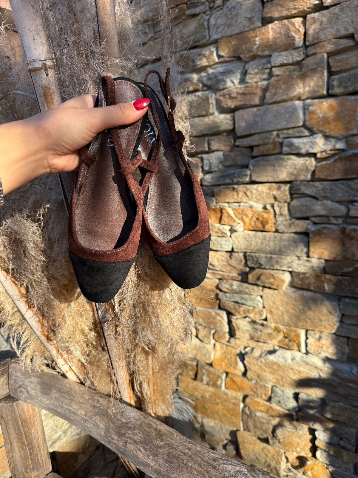 Ballerines chocolat daims